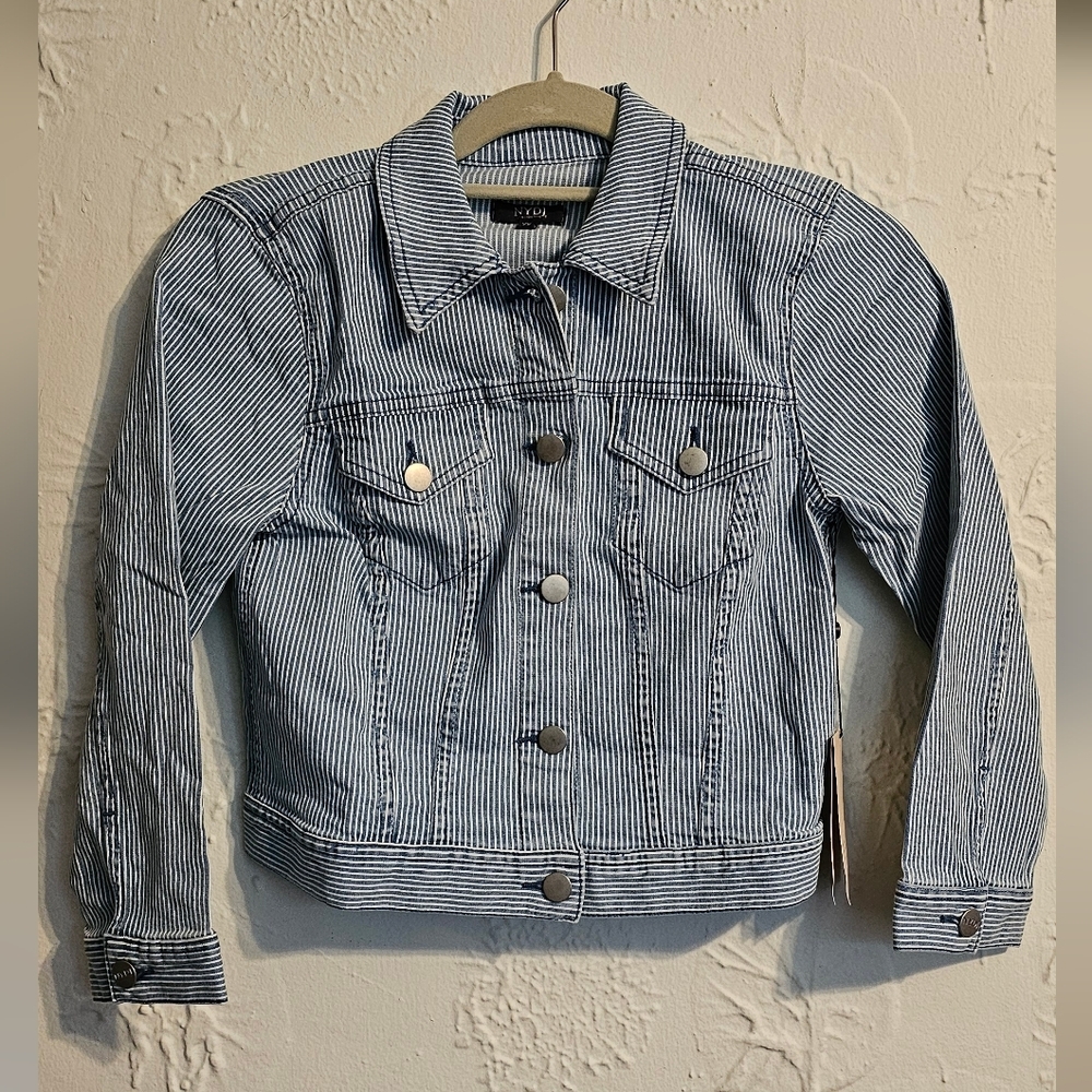 NYDJ Slim Trucker Jacket Trella NEW XXS